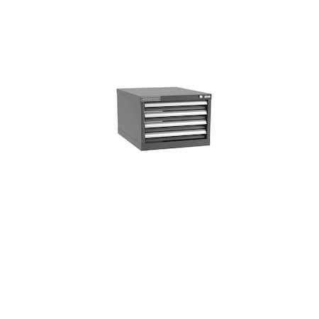 Champion Tool Storage Modular Drawer Cabinet, 4 Drawer, Dark Gray, Steel, 22 in W x 28-1/2 in D x 15-3/4 in H N6000401ILC-DG